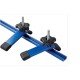 Blue Oxidation 100-1220mm T-track T-slot Miter Track Jig T Screw Fixture Slot 19x9.5mm For Table Saw Router Table Woodworking Tool