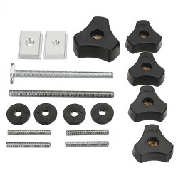 Woodworking Tool Accessary Quick Action Hold Down Clamp Handle Nut for T-Slot T-Tracks Woodworking Tool Accessary Quick Action Hold Down Clamp Handle Nut for T-Slot T-Tracks