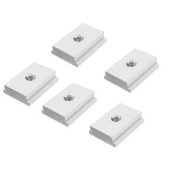 5pcs M6 T Slot Nut T-Track Sliding Nut For Woodworking Tool Slot Fastener 5pcs M6 T Slot Nut T-Track Sliding Nut For Woodworking Tool Slot Fastener