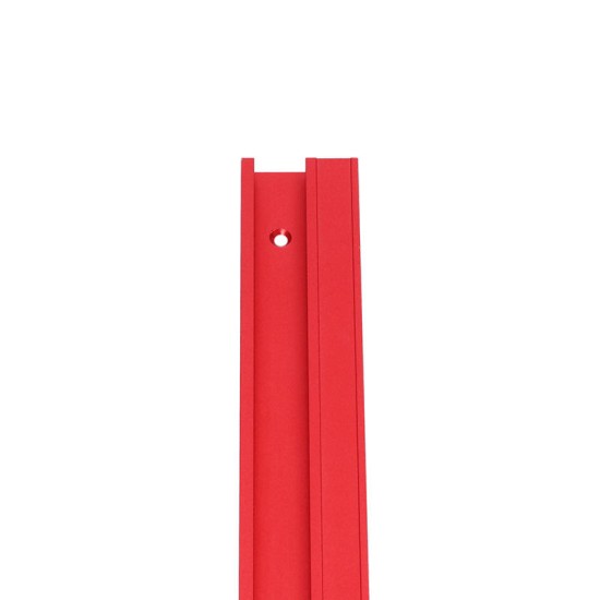 600mm Red Aluminum Alloy T-track Woodworking 45x12.8mm T-slot Miter Track