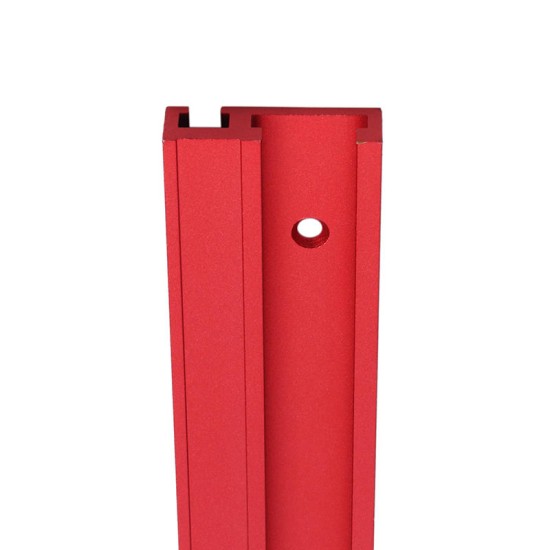 600mm Red Aluminum Alloy T-track Woodworking 45x12.8mm T-slot Miter Track