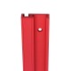 600mm Red Aluminum Alloy T-track Woodworking 45x12.8mm T-slot Miter Track