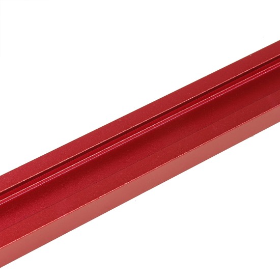 Red Aluminum Alloy 300-1220mm T-track T-slot Miter Track Jig T Screw Fixture Slot 19x9.5mm For Table Saw Router Table Woodworking Tool