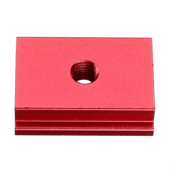 Red Aluminum Alloy Miter Track Nut T-track Sliding Nut M6/M8 T Slot Nut for T-slot Jig Fixture Slot 30x12.8mm Table Saw Router Table Woodworking Tool