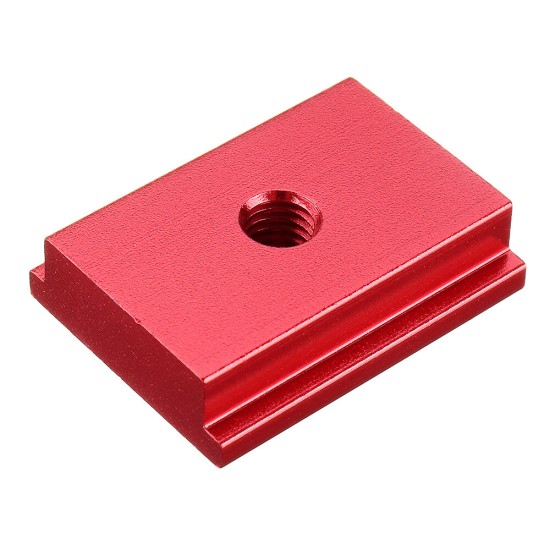 Red Aluminum Alloy Miter Track Nut T-track Sliding Nut M6/M8 T Slot Nut for T-slot Jig Fixture Slot 30x12.8mm Table Saw Router Table Woodworking Tool