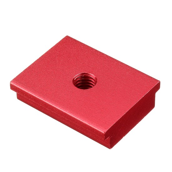 Red Aluminum Alloy Miter Track Nut T-track Sliding Nut M6/M8 T Slot Nut for T-slot Jig Fixture Slot 30x12.8mm Table Saw Router Table Woodworking Tool
