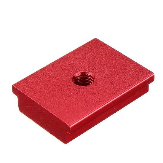 Red Aluminum Alloy Miter Track Nut T-track Sliding Nut M6/M8 T Slot Nut for T-slot Jig Fixture Slot 30x12.8mm Table Saw Router Table Woodworking Tool