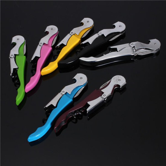 Multifunctional Stainless Corkscrew Wine Beer Bottle Opener