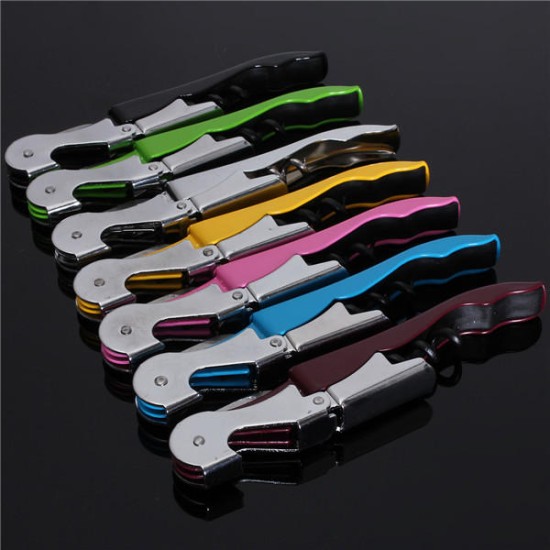 Multifunctional Stainless Corkscrew Wine Beer Bottle Opener