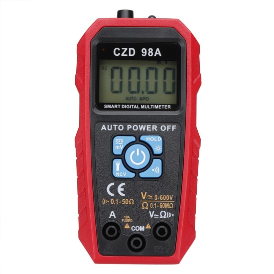 98A/C True RMS Electric Digital LCD Current AC DC Voltage Multimeter Capacitance Meter