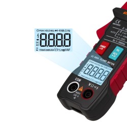 ST203 4000 Counts Full Intelligent Automatic Range True RMS Digital Multimeter Clamp Meter AC/DC Voltage NCV Resistance Auto Range Flashlight ST203 4000 Counts Full Intelligent Automatic Range True RMS Digital Multimeter Clamp Meter AC/DC Voltage NCV Resistance Auto Range Flashlight