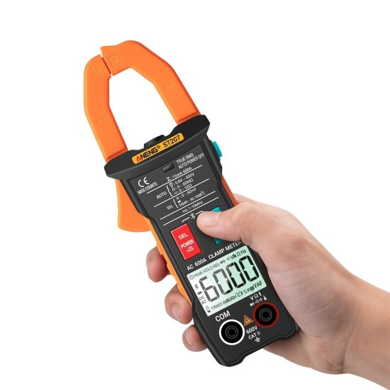 ST207 Digital bluetooth Multimeter Clamp Meter 6000 Counts True RMS DC/AC Voltage Tester AC Current Hz Capacitance Ohm