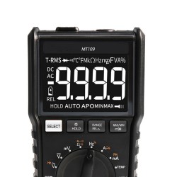 MT109 Portable 9999 Counts True RMS Multimeter AC DC Voltage Current NCV Temperature Tester MT109 Portable 9999 Counts True RMS Multimeter AC DC Voltage Current NCV Temperature Tester