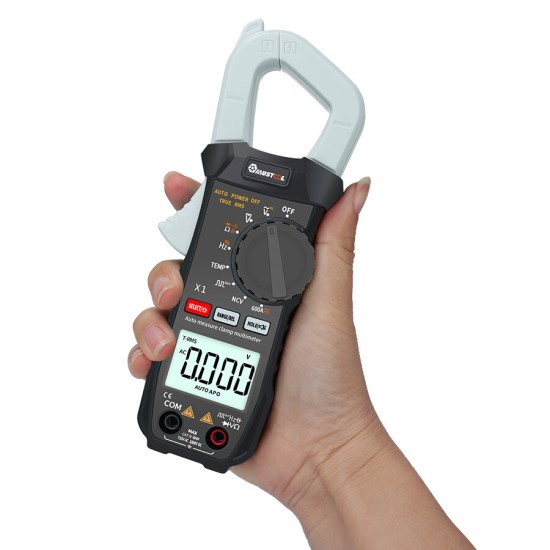 X1 Pocket 6000Counts True RMS Clamp Meter AC/DC Voltage&Current Digital Multimeter Automatic Square Wave Output Ω/V/A/Diode/Frequency