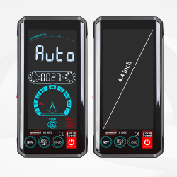 ET8198B/ET819DE Voice Control 4.4inch Touch Screen Smart True RMS Digital Multimeter Automatic Measurement VFC Current Voltage Test 6000Counts Display ET8198B/ET819DE Voice Control 4.4inch Touch Screen Smart True RMS Digital Multimeter Automatic Measurement VFC Current Voltage Test 6000Counts Display