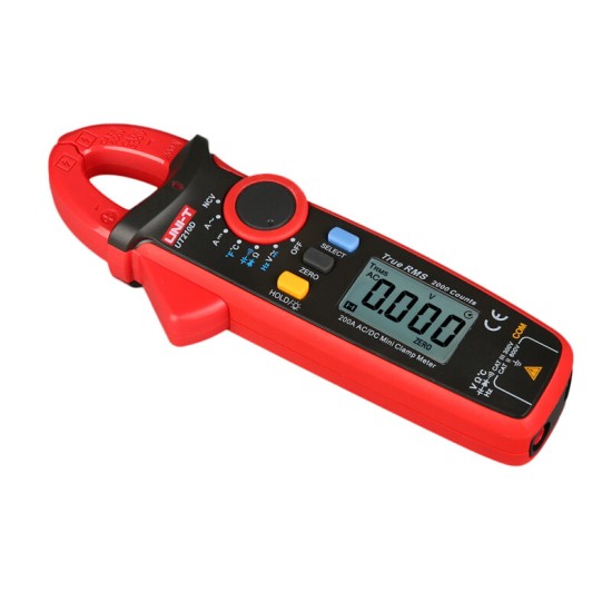 UT210D Digital Clamp Meter Temperature Measurement Auto Range Capacitance Multimeter AC/DC Cur