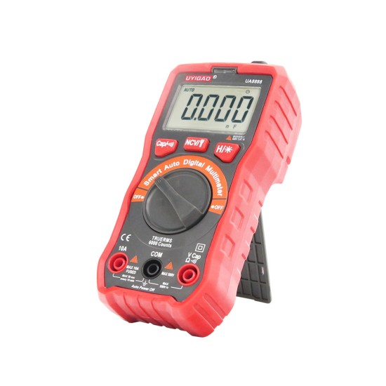 UA888 Digital Auto Meters Multimeter Handheld Tester AC/DC/Resistanc/NCV