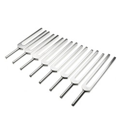 8Pcs Aluminum Medical Tuning Fork For Sound Therapy Mallet Box Music Instrument 8Pcs Aluminum Medical Tuning Fork For Sound Therapy Mallet Box Music Instrument