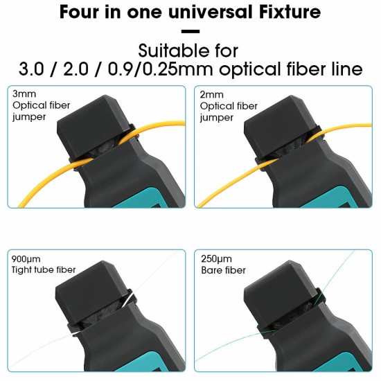 800~1700nm Live Fiber Optic Identifier Built in 10mw Visual Fault Locator for 3.0/2.0/0.9/0.25mm Fiber Optic Cable