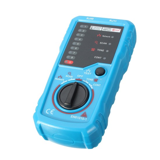 FWT11 RJ11 RJ45 Telephone Wire Tracker Tracer Toner Ethernet LAN Network Cable Tester Line Finder Continuity Check