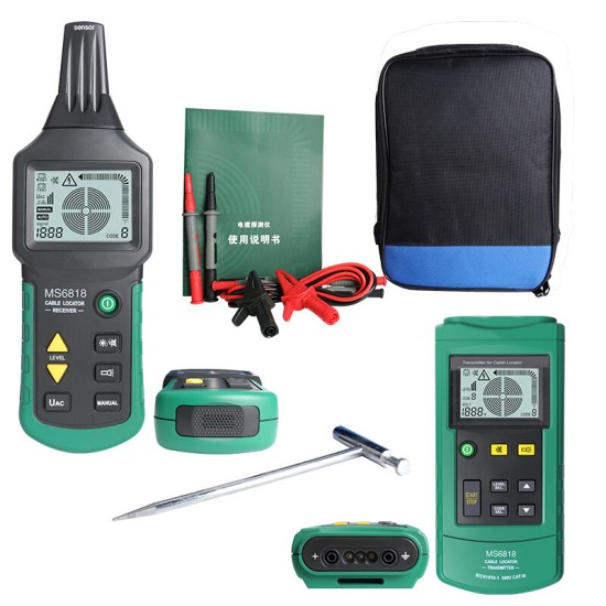 MS6818 Portable Professional 12-400V AC/DC Wire Network Telephone Cable Tester Tracker