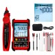 Large LCD Screen Network Cable Tester+Multimeter 2in1 400M/500M Cable Measure AC DC Current Voltage Measurement Anti-noise Line Tracker ET616/618