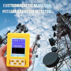 BR-9C 2-In-1 Handheld Portable Digital Display Electromagnetic Radiation Nuclear Radiation Tester Geiger Counter Full-Function BR-9C 2-In-1 Handheld Portable Digital Display Electromagnetic Radiation Nuclear Radiation Tester Geiger Counter Full-Function