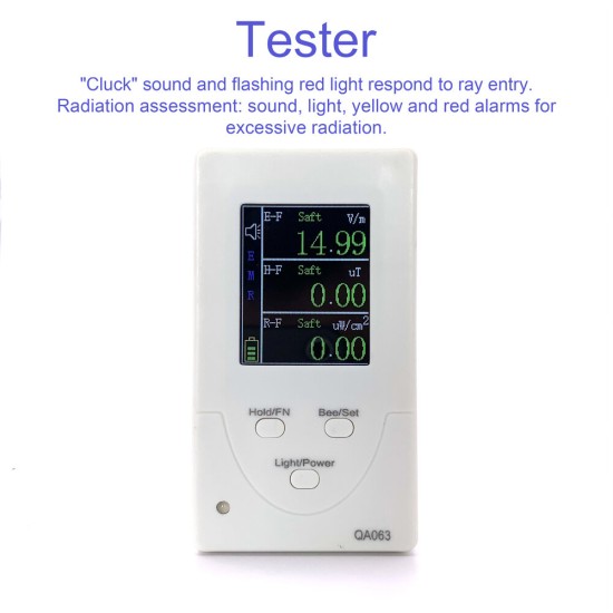 Nuclear Radiation Tester Electromagnetic Radiometer Radiation Dosimeter Geiger Counter Personals Dosimeter X-ray Beta Gamma Iodine 131 Tester