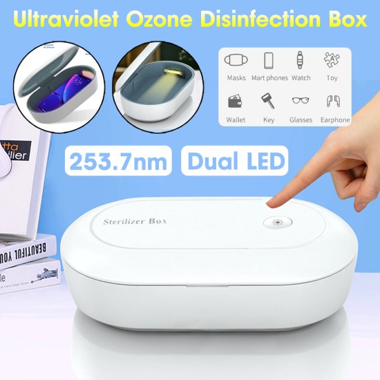UV Light Ultraviolet Phone Sterilizer USB Sterilizer Box Disinfection Case Clean