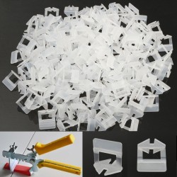 200Pcs 1mm White Ceramic Tile Tiling Accessibility Spacers Plastic Clip 200Pcs 1mm White Ceramic Tile Tiling Accessibility Spacers Plastic Clip