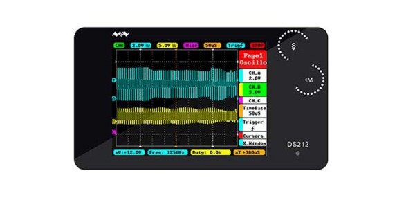 DS212 Digital Storage Oscilloscope Portable Nano Handheld Bandwidth ...