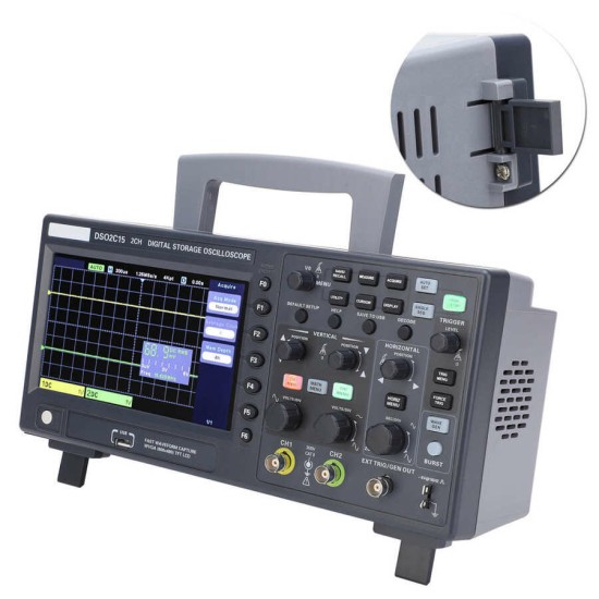 DSO2C15 150MHz 1GSa/s Sampling Rate Dual-Channel Digital Storage Oscilloscope Digital Oscilloscope