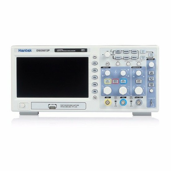 DSO5072P Digital Storage Oscilloscope 70MHz 2Channels 1GSa/s 7inch TFT LCD