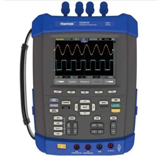 DSO8202E Oscilloscope 1GSa/s Sample Rate Large 5.6inch TFT LCD Recorder/DMM/Arbitrary Waveform Generator 6in1 IP51