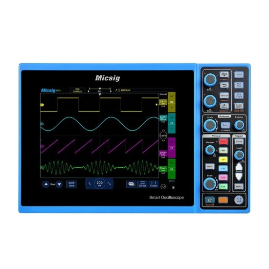 STO1102C Digital Smart Oscilloscope 100MHz 2CH Handheld Oscilloscope Automotive Scopemeter Oscilloscope