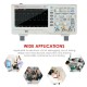 UTD2102e PLUS Digital Oscilloscope with 7inch LCD Display Scopemeter with 100MHz Bandwidth 2 Channels 500MS/S Real Time Sample