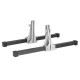 2Pcs 5-150mm Aluminum Alloy Gypsum Board Stand Sheet Support Frame Fixture Dry Wall Tool