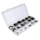 300pcs Retaining Circlip Set External Circlips Snap Ring Assortment Set Black