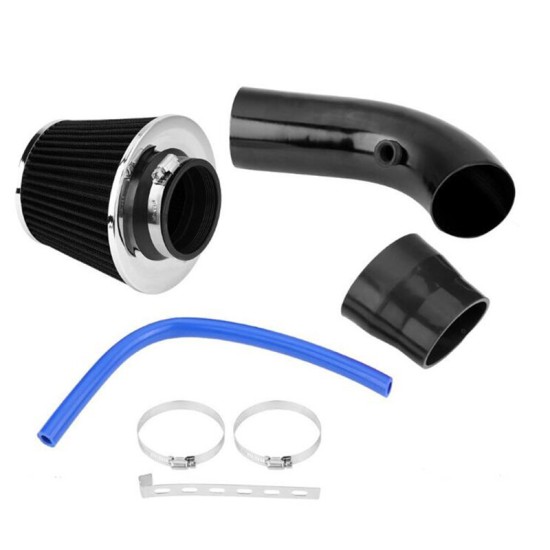 76mm 3inch Universal Car Cold Air Intake Filter +Alumimum Induction Kit Pipe Hose