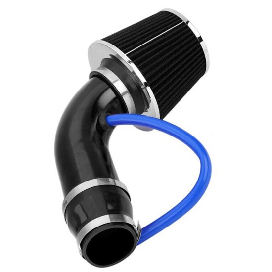 76mm 3inch Universal Car Cold Air Intake Filter +Alumimum Induction Kit Pipe Hose