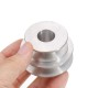 Aluminum Alloy 40&50mm Double Groove Pulley 8-20MM Fixed Bore V-shape Pulley Wheel for 10MM Belt