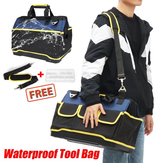 Multifunction Waterproof Tool Repair Electrician Bag Large Capacity Oxford Cloth