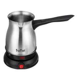 12 Cups Electric Turkish Greek Coffee Maker Stainless Steel Machine Tea Moka Pot 12 Cups Electric Turkish Greek Coffee Maker Stainless Steel Machine Tea Moka Pot