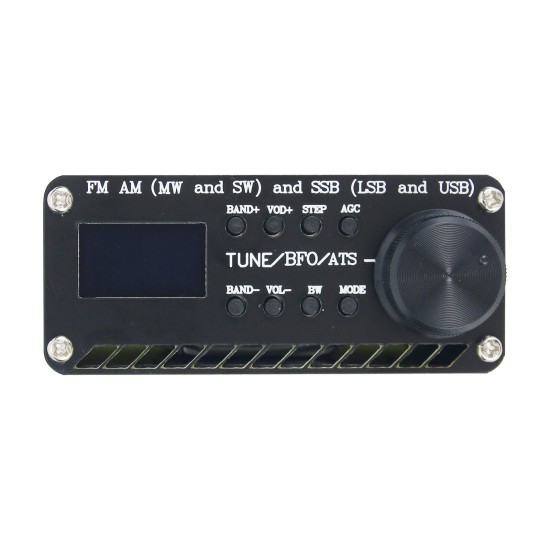 SI4732 All Band Radio FM AM (MW And SW) And SSB (LSB And USB) With Antenna Lithium Battery Speaker