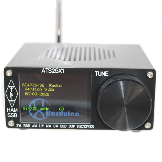 Upgraded ATS25X1 2.4Inch Touch Screen Si4732 Chip All Band Radio Receiver DSP Receiver FM LW MW and SW SSB