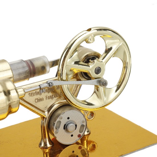 1PC 16 x 8.5 x 11 cm Physical Science DIY Kits Stirling Engine Model with Parts