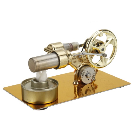 1PC 16 x 8.5 x 11 cm Physical Science DIY Kits Stirling Engine Model with Parts