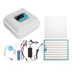 220V 55/64 Pieces Automatic Digital Egg Hatcher LCD Dislplay Incubator Hatching Eggs Temperature Control for Chicken Ducks Goose Donkey Pigeon 220V 55/64 Pieces Automatic Digital Egg Hatcher LCD Dislplay Incubator Hatching Eggs Temperature Control for Chicken Ducks Goose Donkey Pigeon