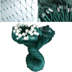 2x10M/3x20M Fishing Drag Net Handmade Beach Seine Monofilament Fish Cast Mesh Sinker Gill Trap 2x10M/3x20M Fishing Drag Net Handmade Beach Seine Monofilament Fish Cast Mesh Sinker Gill Trap