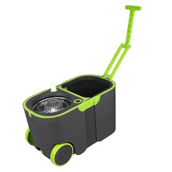 360 Degree Spin Floor Mop Rotating Bucket Set With Wheels Home Cleaning Tools 360 Degree Spin Floor Mop Rotating Bucket Set With Wheels Home Cleaning Tools